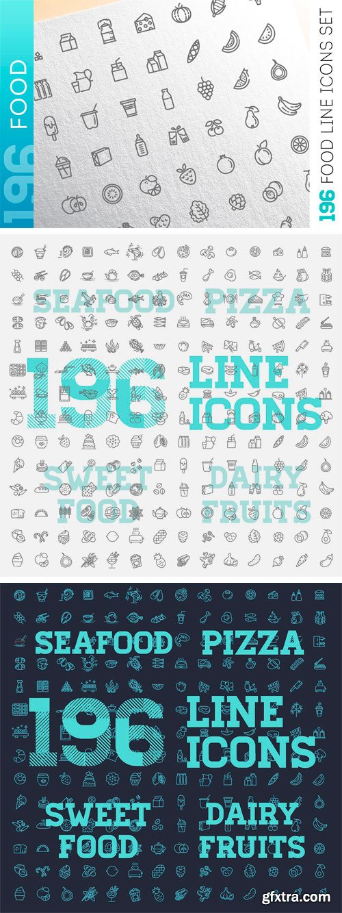 CM - Food & Drinks Icons Set Vol.2 2294908