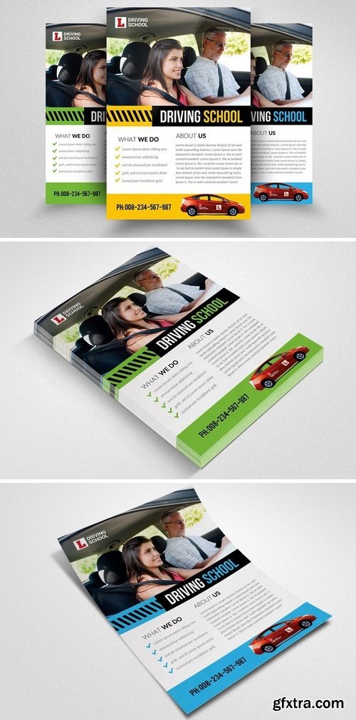 CM - Driving School Flyer Template 1553531