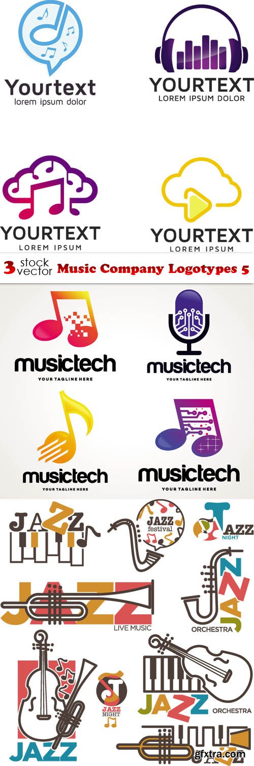 Vectors - Music Company Logotypes 5