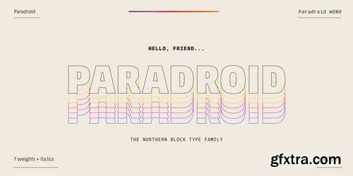 Paradroid Font Family