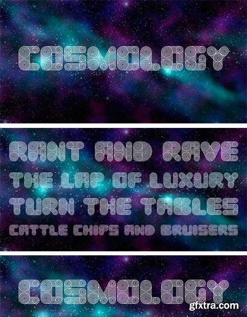 Cosmology Font