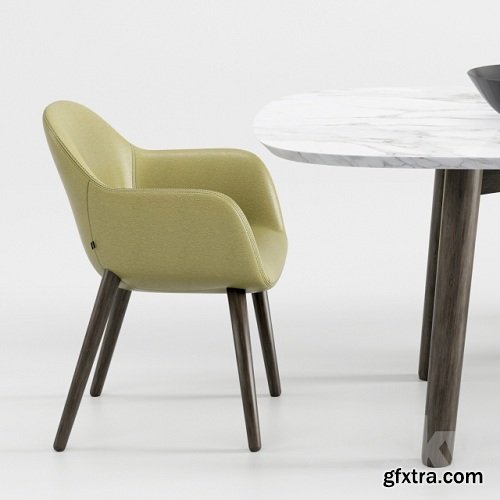 Poliform Mad Dining Chair And Table