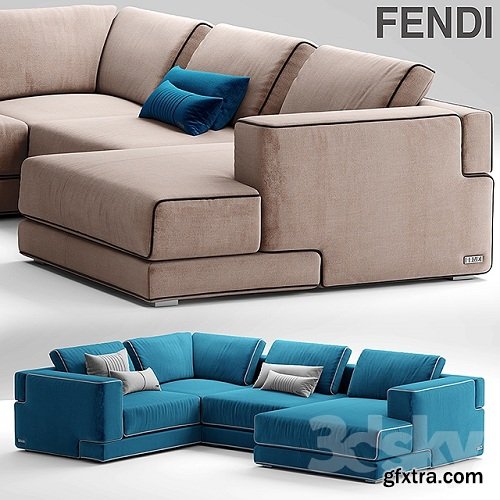 Sofa Sloane Fendi Casa