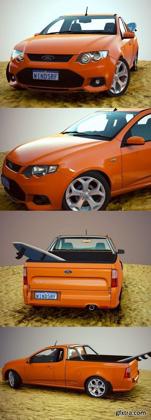 Ford Falcon Ute 2011 3D Model