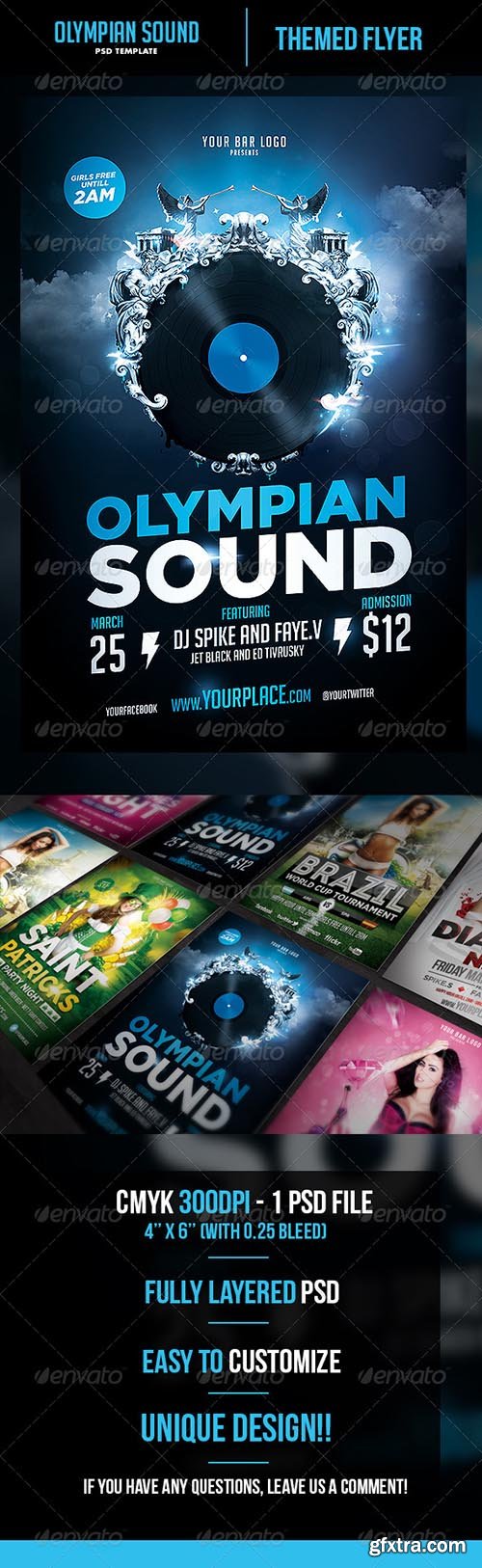 Olympian Sound Flyer Template 7101824