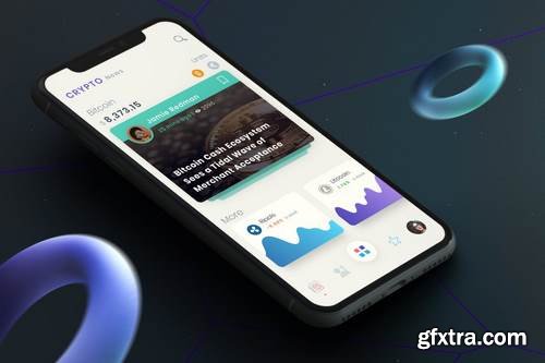 Crypto News Mobile Ui - T