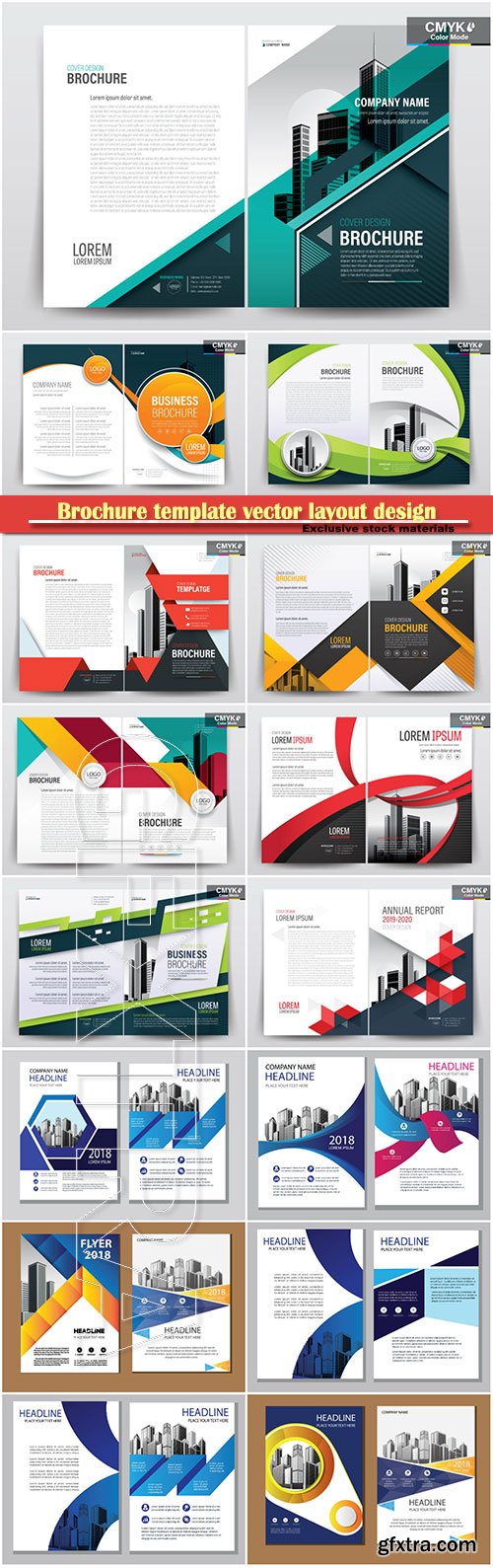 Brochure template vector layout design, corporate business annual report, magazine, flyer mockup # 151