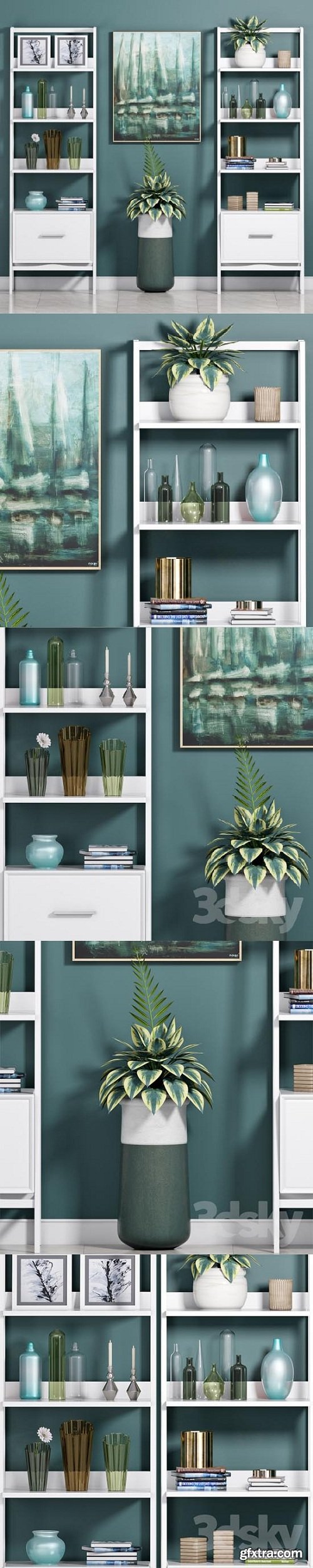 DECORATIVE SHELF-2 3d Model