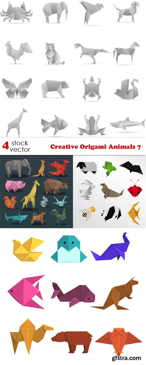 Vectors - Creative Origami Animals 7