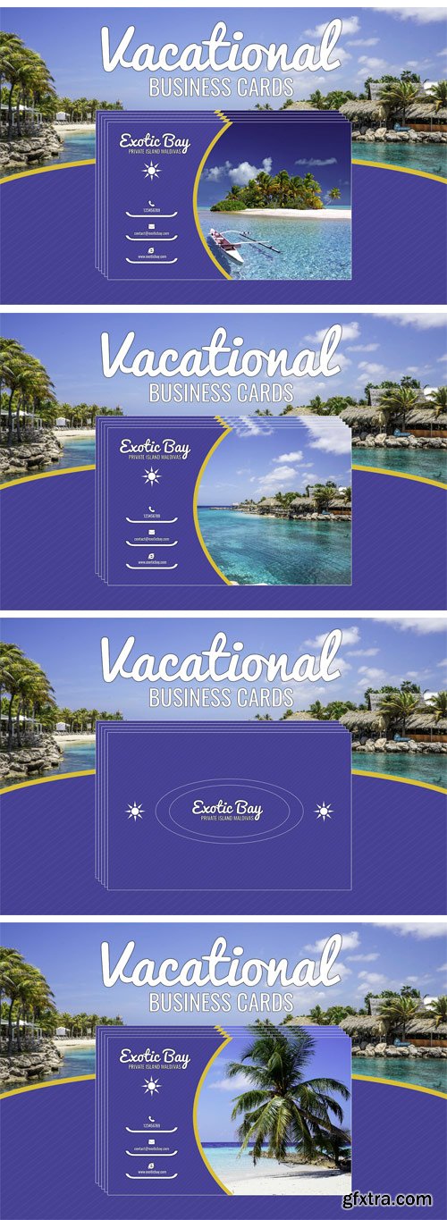 CM - Vacational Business Card Templates 2268993