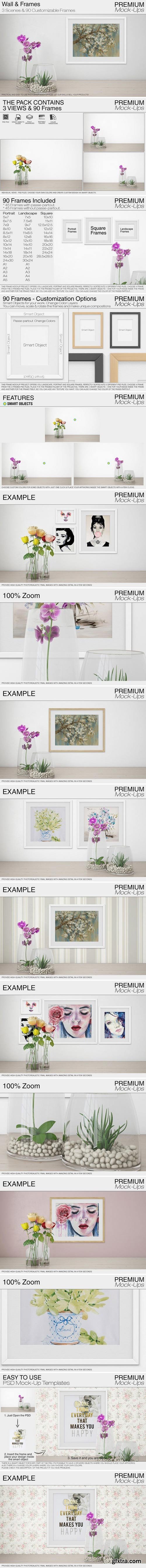 CM - Wall &amp; Frames Mockup - Orchid 2213306