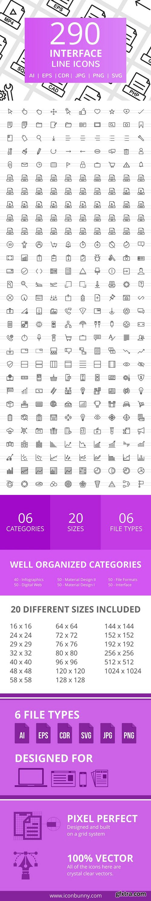 CM - 290 Interface Line Icons 2321658