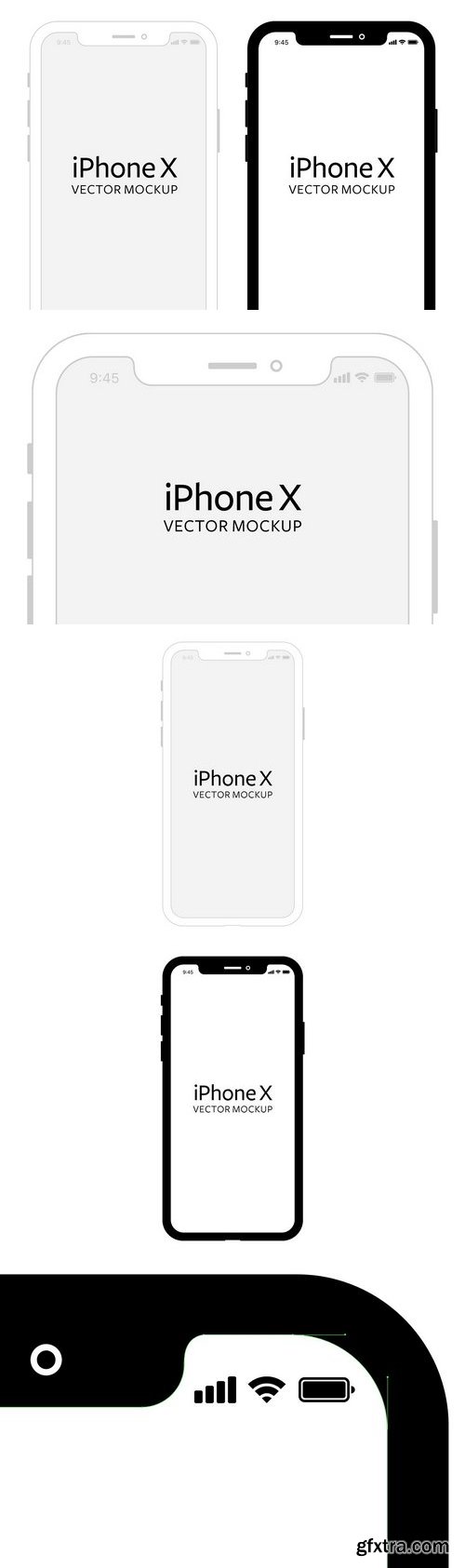 CM - iPhone X - Vector Mockup (NEW) 1841506