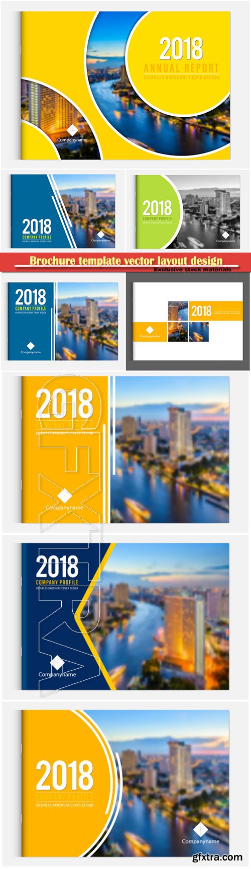 Brochure template vector layout design, corporate business annual report, magazine, flyer mockup # 158