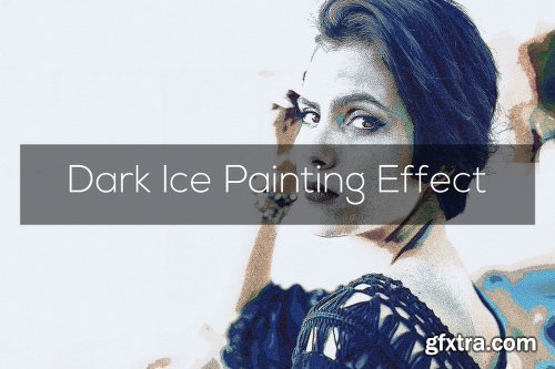 CreativeMarket Dark Ice Painting Effect 2259036