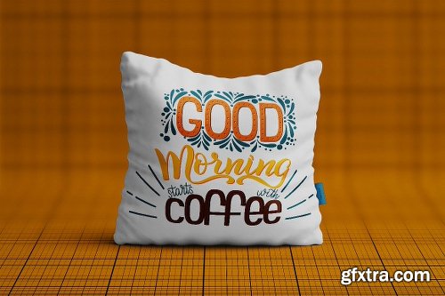 CreativeMarket Coffee Lettering Set 2302954