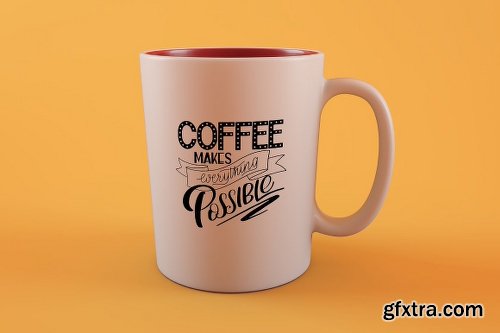 CreativeMarket Coffee Lettering Set 2302954