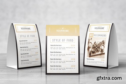 CreativeMarket Classy Food Menu 8 Template 2303964