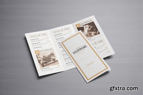 CreativeMarket Classy Food Menu 8 Template 2303964