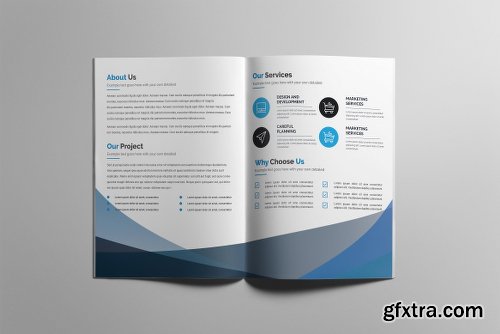 CreativeMarket Bifold Brochure 2261354