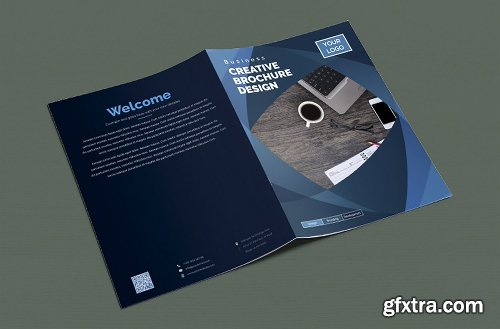 CreativeMarket Bifold Brochure 2261354