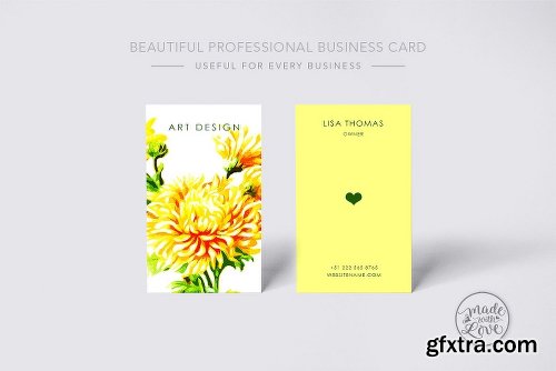 CreativeMarket Beautiful Creative Art Business Card 2297634