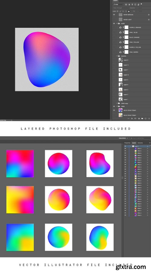 CreativeMarket Abstract Gradient Pack 01 2295944