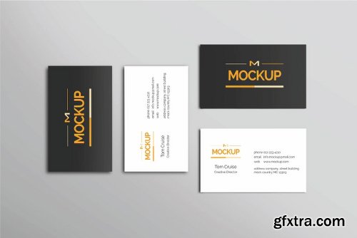 CreativeMarket 6 Style Business Card Mockups 2281641