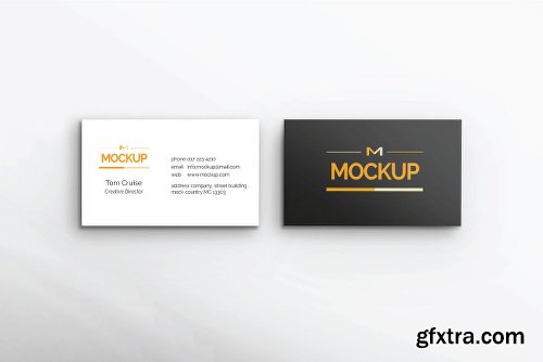 CreativeMarket 6 Style Business Card Mockups 2281641