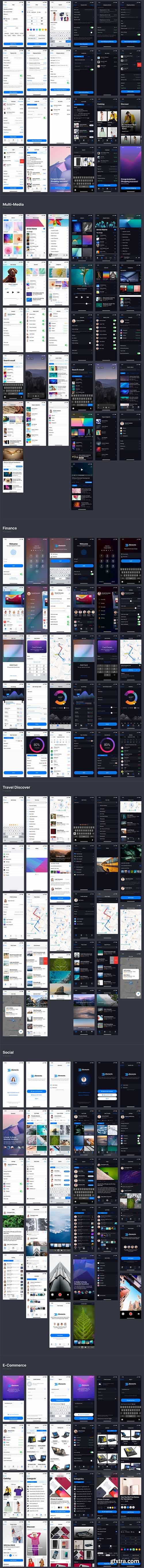 Mobile App iOS UI Kit