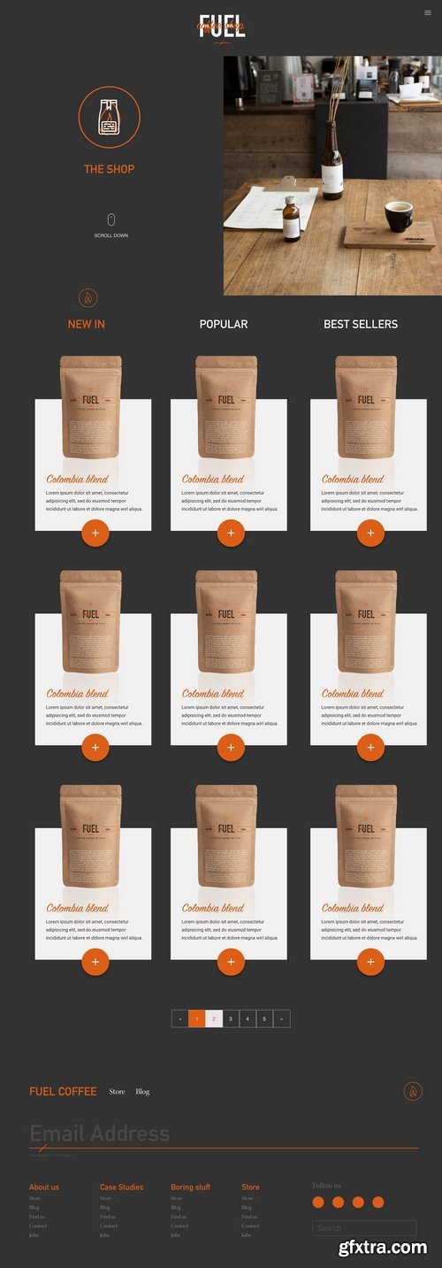 CM - Coffee shop site template 2032129