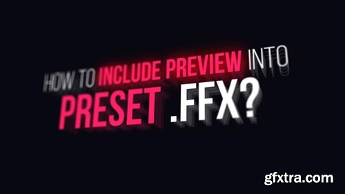 Videohive - Preview Designer FFX - 21252183