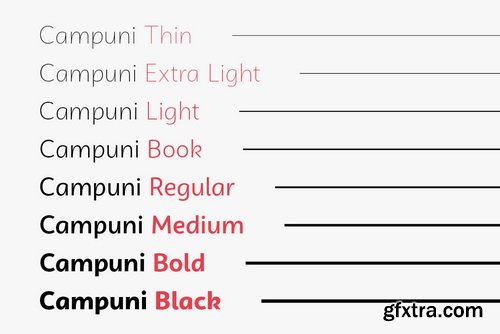 Campuni Font Family