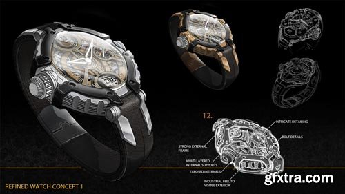 Product Design Pipeline: Concepting a Watch in Photoshop