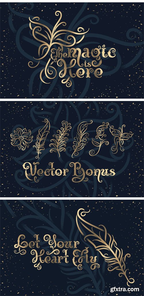 CM - Magic Garden Font & Graphics 2271133