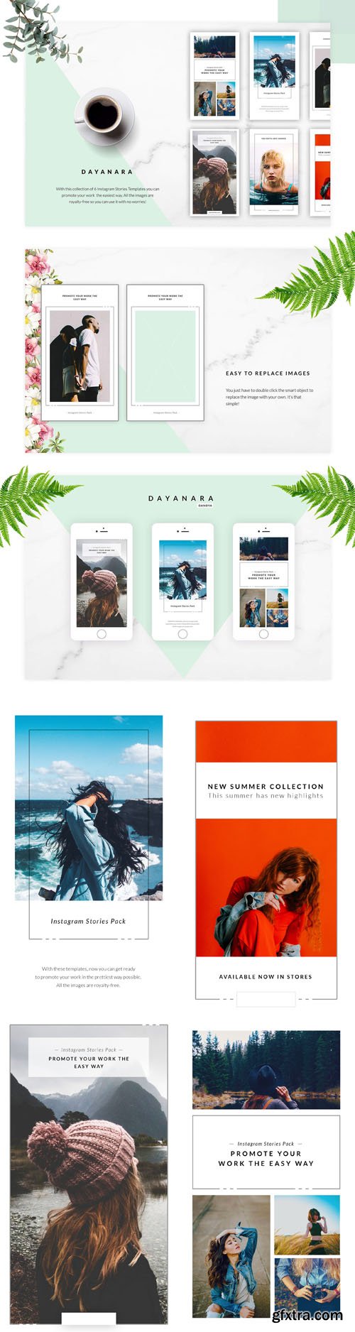 Instagram Stories PSD Templates