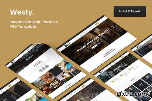 Westy Hotel & Resort PSD Template