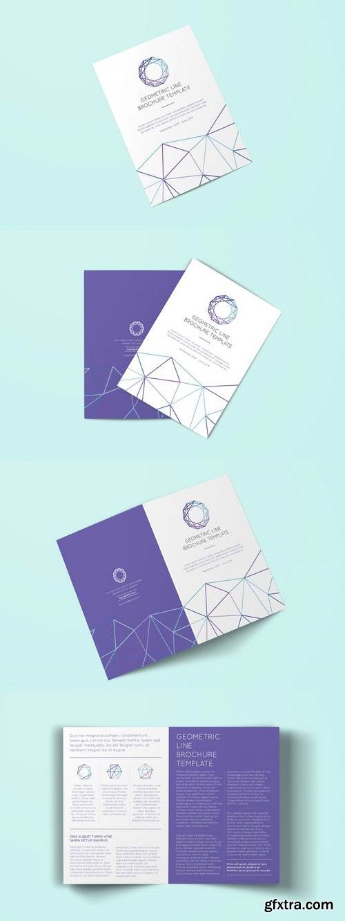 Geometric Line Brochure Template