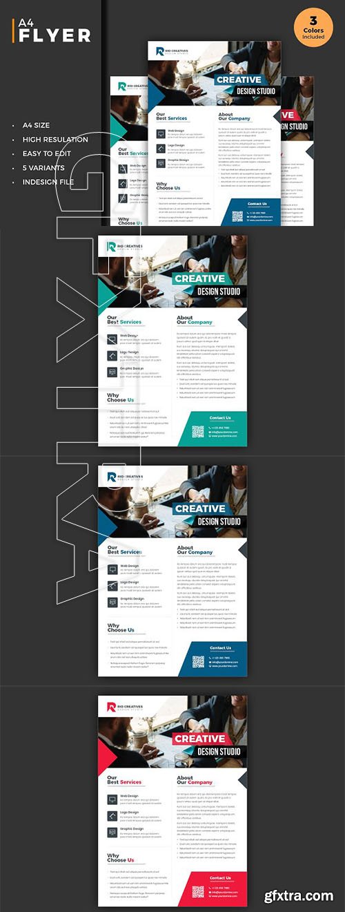 CreativeMarket - Business Flyer Template InDesign 2368628