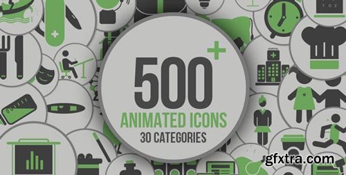 Videohive - Animated Icons 500+ - 21005179