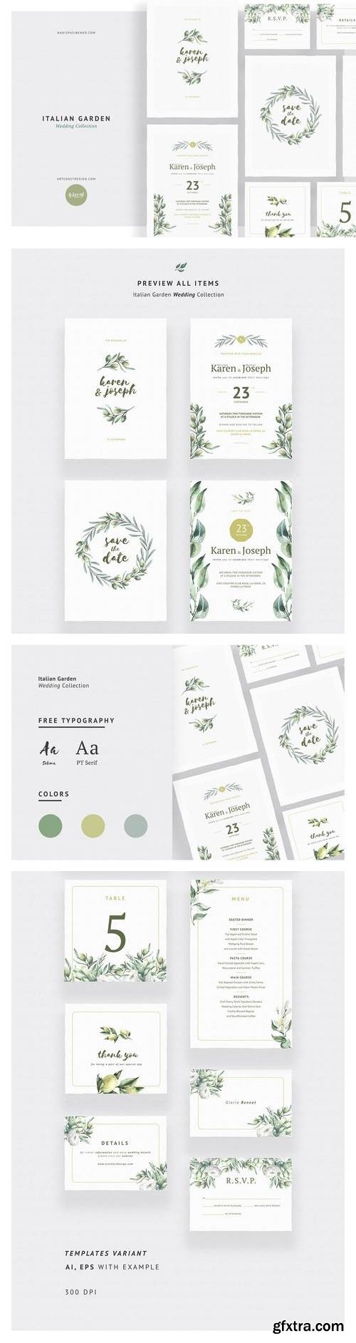 Italian Garden Wedding Collection