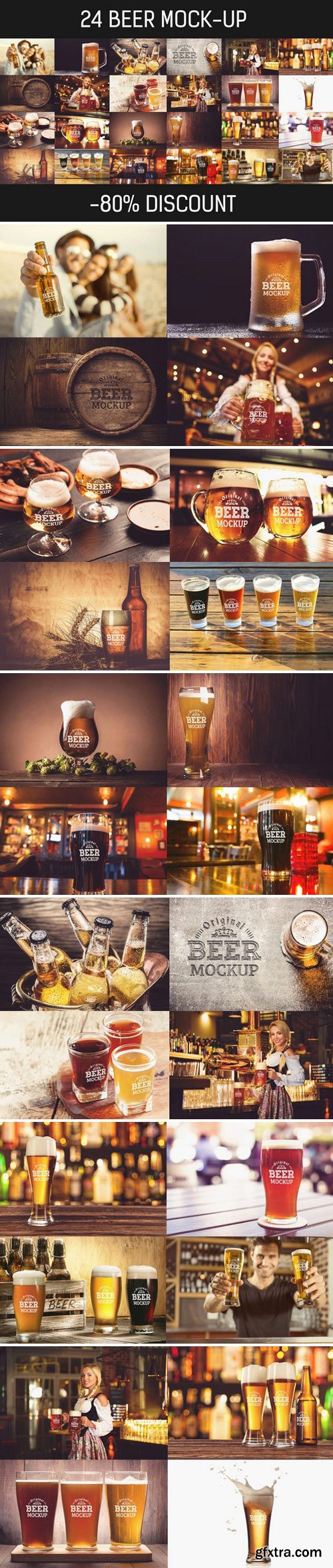 CM - 24 Beer Mock-up Bundle 1588016