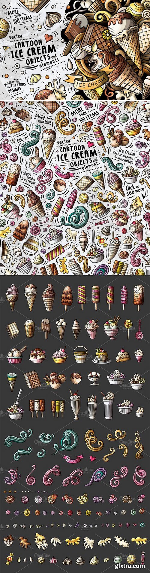 CM - Ice-Cream Cartoon Doodle Big Pack 1590960