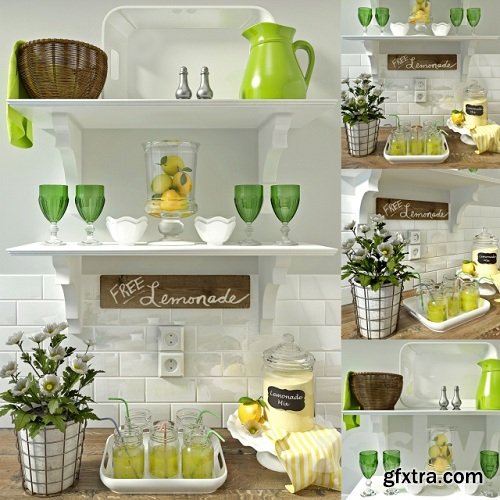 A Set of Kitchen Decor