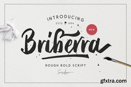 CM - Briberra - Rough Bold Script 2234583