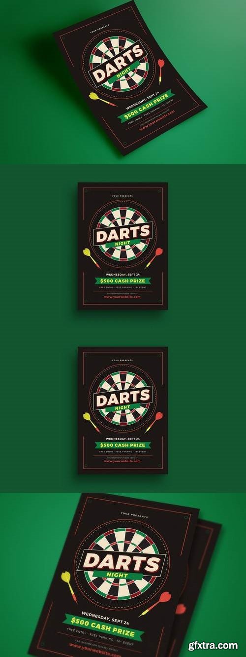 Darts Night Event Flyer