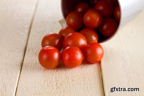 Vegetables fruits scattered over from the basket 25 HQ Jpeg