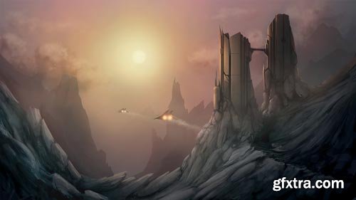 Speed Painting Environment Concepts in Photoshop