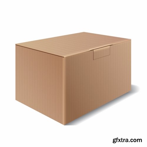 Parcel delivery mail speed packaging goods vector image 25 EPS