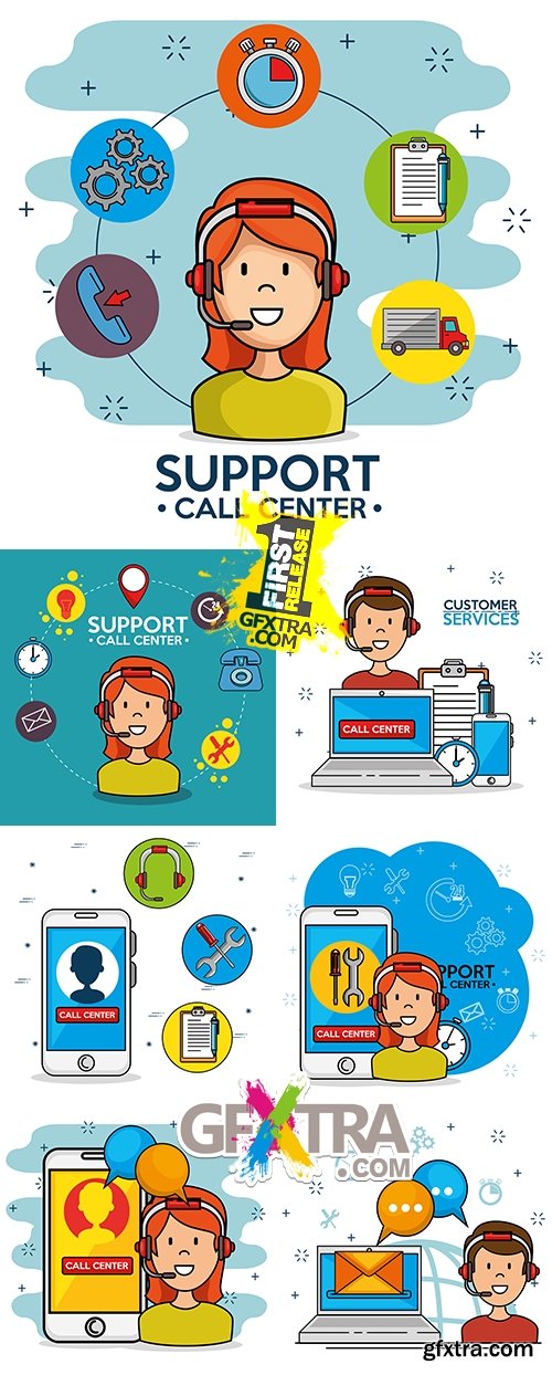 Support service call center internet online technology